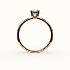 Classic Asscher Cut Solitaire Ring Setting