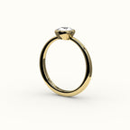Classic Cushion Cut Bezel Ring Setting