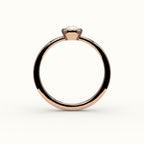 Classic Elongated Cushion Bezel Ring Setting