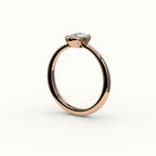 Classic Elongated Cushion Bezel Ring Setting