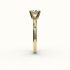 Classic Elongated Cushion Solitaire Ring Setting