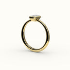 Classic Emerald Cut Bezel Ring Setting