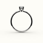 Classic Emerald Cut Solitaire Ring Setting
