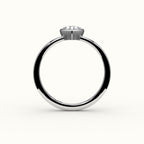 Heart Cut Bezel Ring Setting