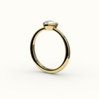 Heart Cut Bezel Ring Setting