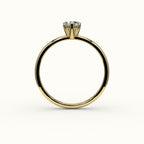 Heart Cut Solitaire Ring Setting