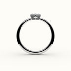 Classic Hexagon Cut Bezel Ring Setting