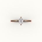Classic Hexagon Cut Solitaire Ring Setting