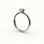 Classic Hexagon Cut Solitaire Ring Setting