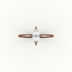Classic Marquise Cut Solitaire Ring Setting