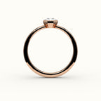 Classic Octagon Cut Bezel Ring Setting