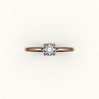 Classic Octagon Cut Solitaire Ring Setting