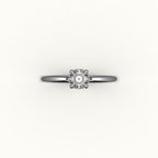 Classic Octagon Cut Solitaire Ring Setting