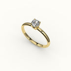 Classic Octagon Cut Solitaire Ring Setting