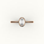 Classic Oval Bezel Ring Setting