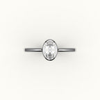 Classic Oval Bezel Ring Setting