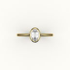 Classic Oval Bezel Ring Setting