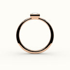 Princess Cut Bezel Ring Setting