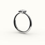 Classic Radiant Cut Bezel Ring Setting