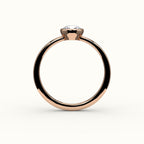 Classic Round Cut Bezel Ring Setting