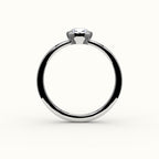 Classic Round Cut Bezel Ring Setting