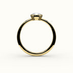 Classic Round Cut Bezel Ring Setting