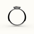 Triangle Cut Bezel Ring Setting
