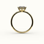 Triangle Cut Solitaire Ring Setting