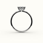 Trillion Cut Solitaire Ring Setting