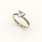 Trillion Cut Solitaire Ring Setting