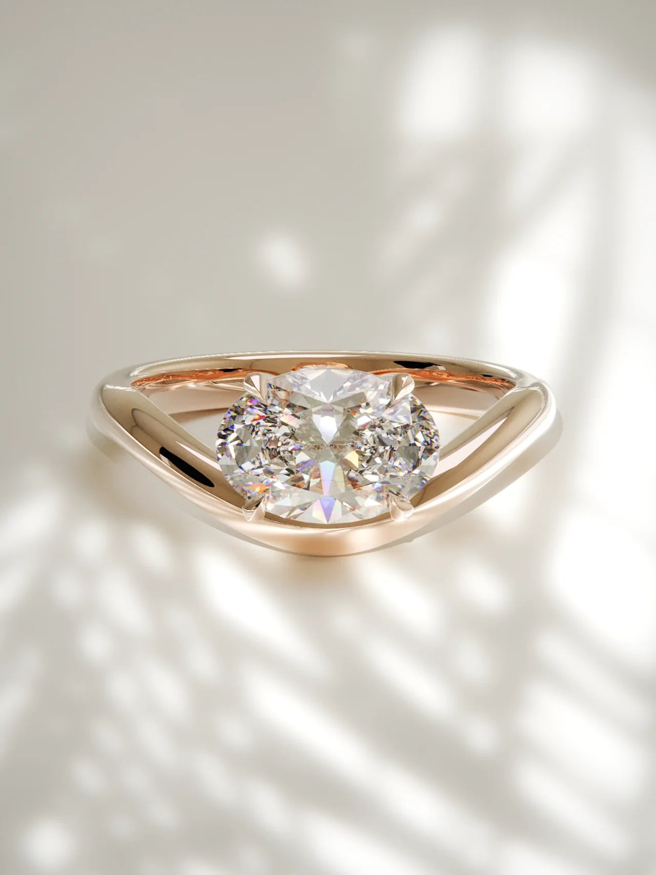 The Arco | Solitario oval Este-Oeste
