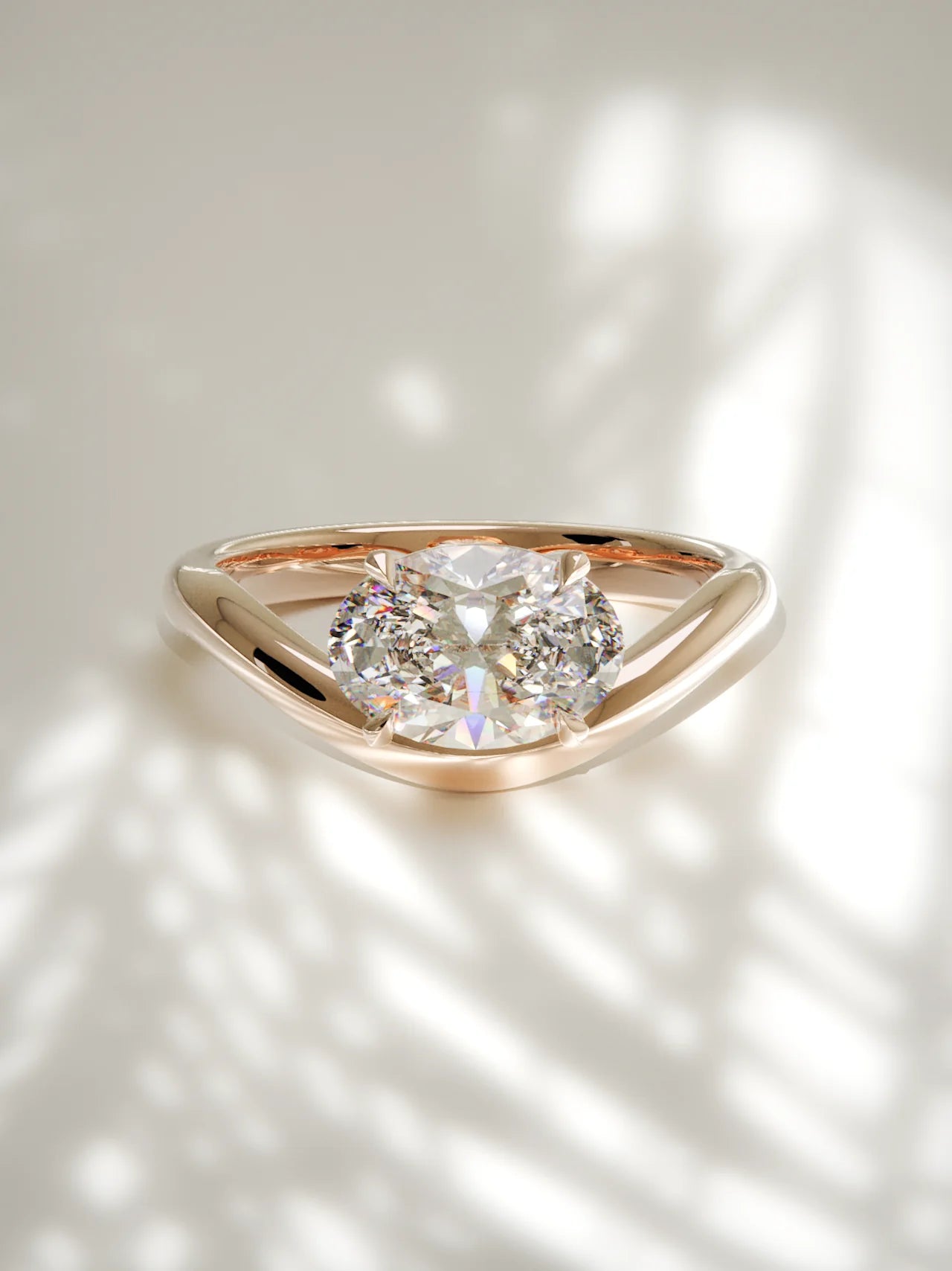 The Arco | Solitario oval Este-Oeste