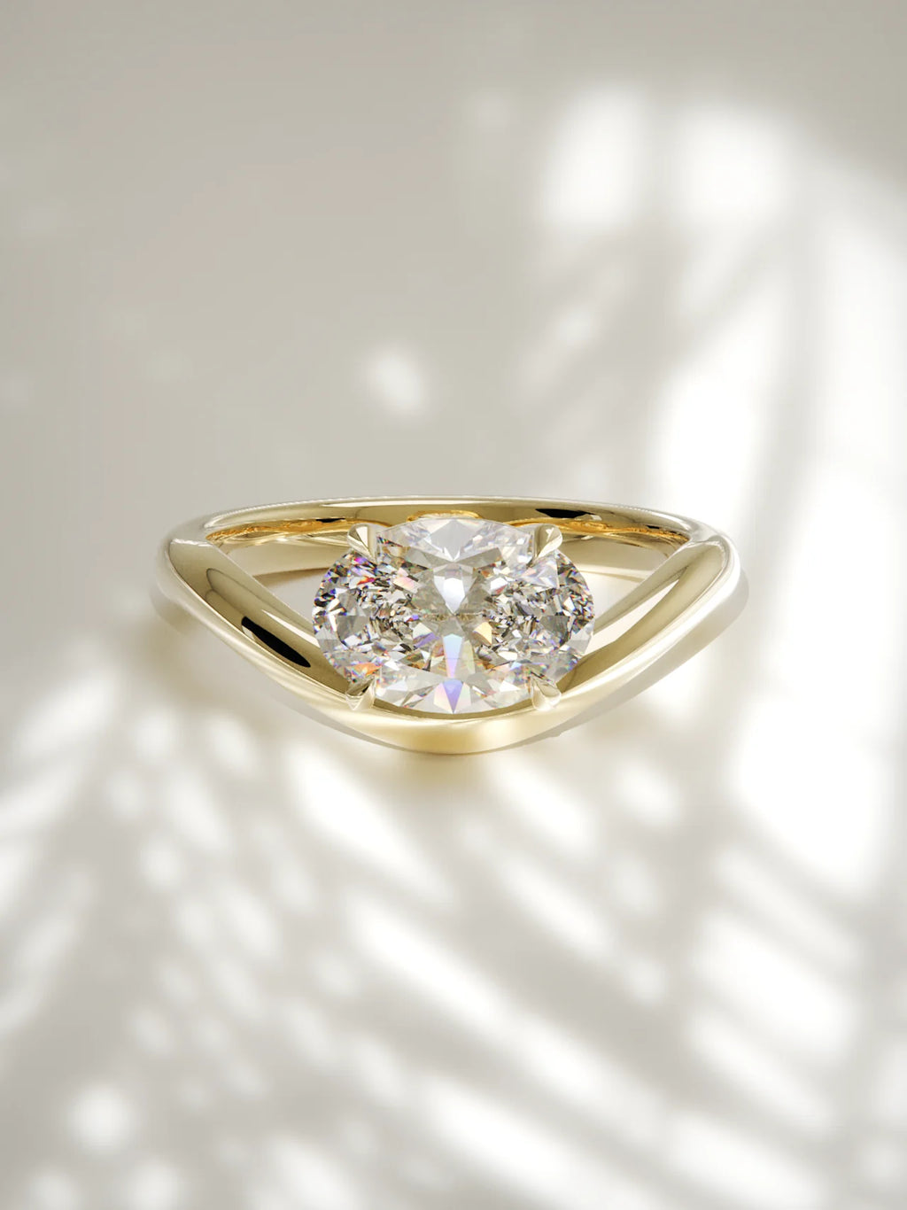 The Arco | East West Oval Solitaire (Copy)