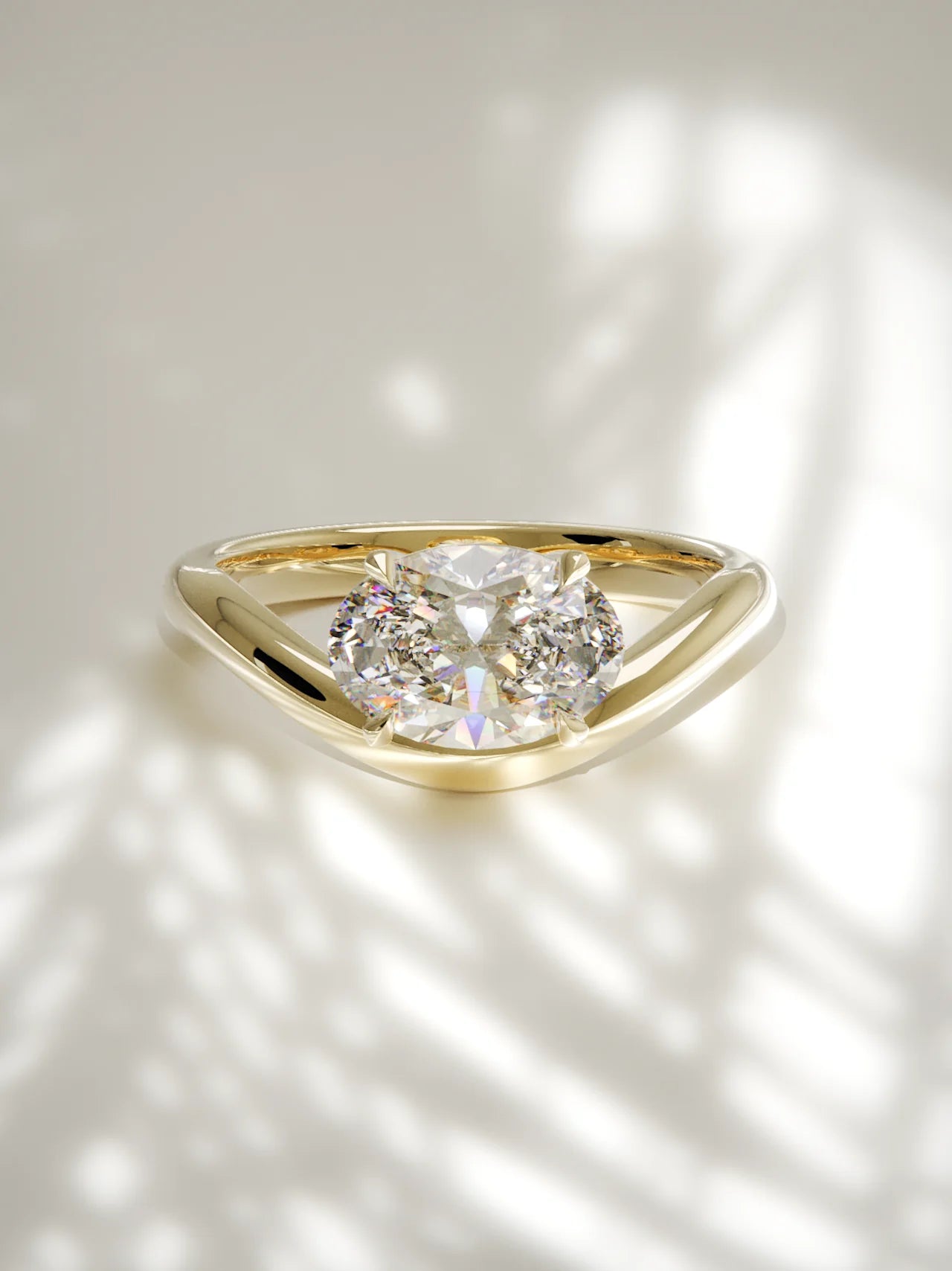 The Arco | Solitario oval Este-Oeste