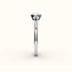 East-West Elongated Cushion Bezel Ring Setting