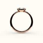 East-West Oval Bezel Ring Setting
