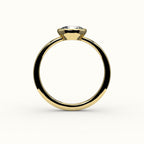 East-West Oval Bezel Ring Setting