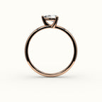 East-West Pear Cut Solitaire Ring Setting