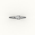 East-West Pear Cut Solitaire Ring Setting