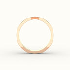 Classic Marquise Cut Carved Wedding Band
