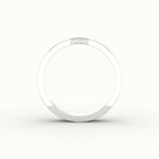 Classic Marquise Cut Carved Wedding Band