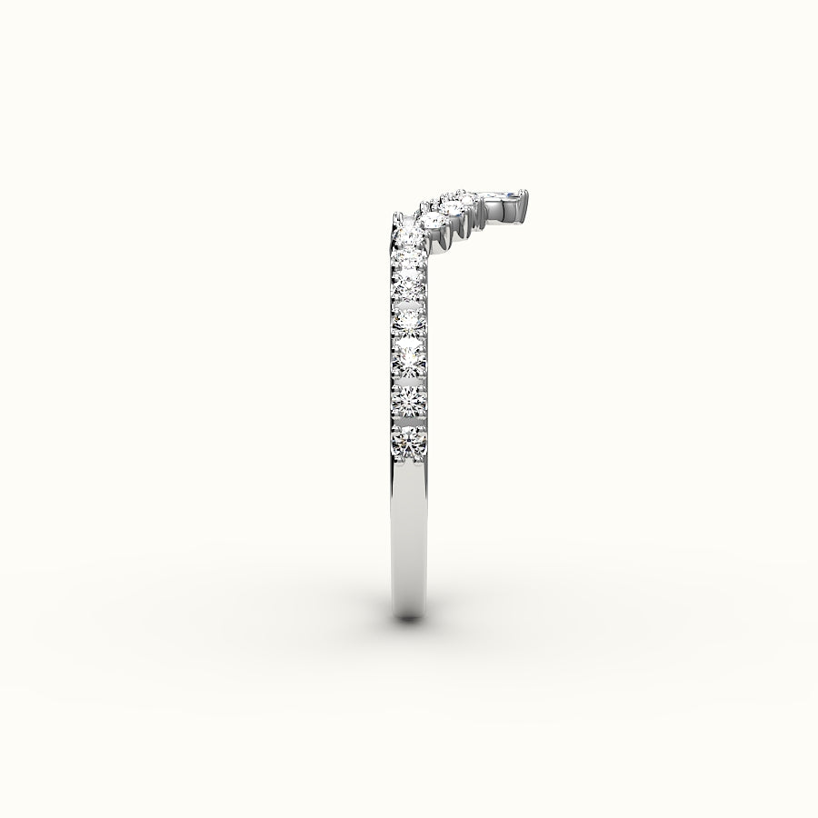 Banda de diamantes con corona de marquesa