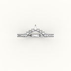 Banda de diamantes con corona de marquesa