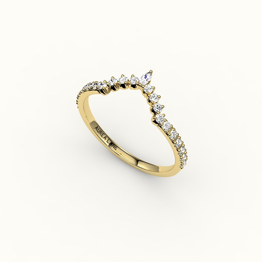 Banda de diamantes con corona de marquesa