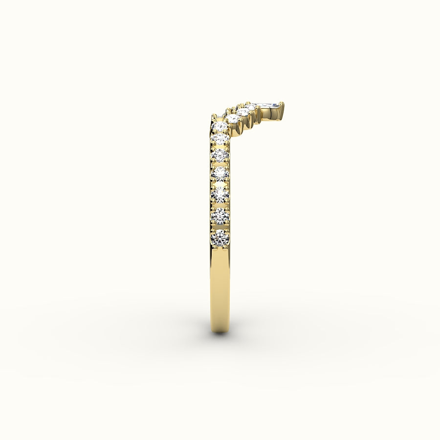 Banda de diamantes con corona de marquesa