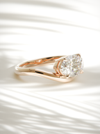 The Arco | East West Oval Solitaire (Copy) (Copy)