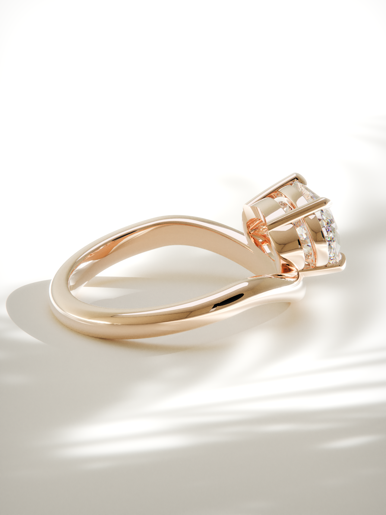 The Arco | East West Oval Solitaire (Copy) (Copy)