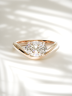 The Arco | East West Oval Solitaire (Copy) (Copy)