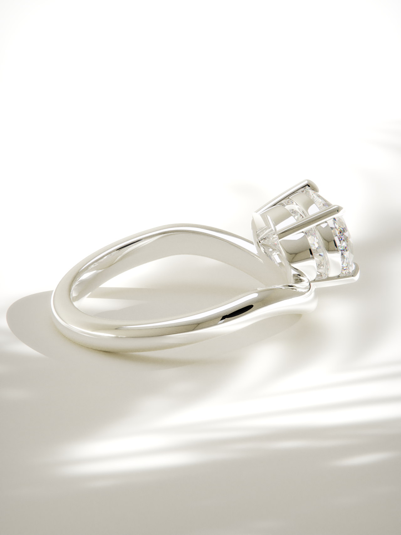 The Arco | East West Oval Solitaire (Copy) (Copy)