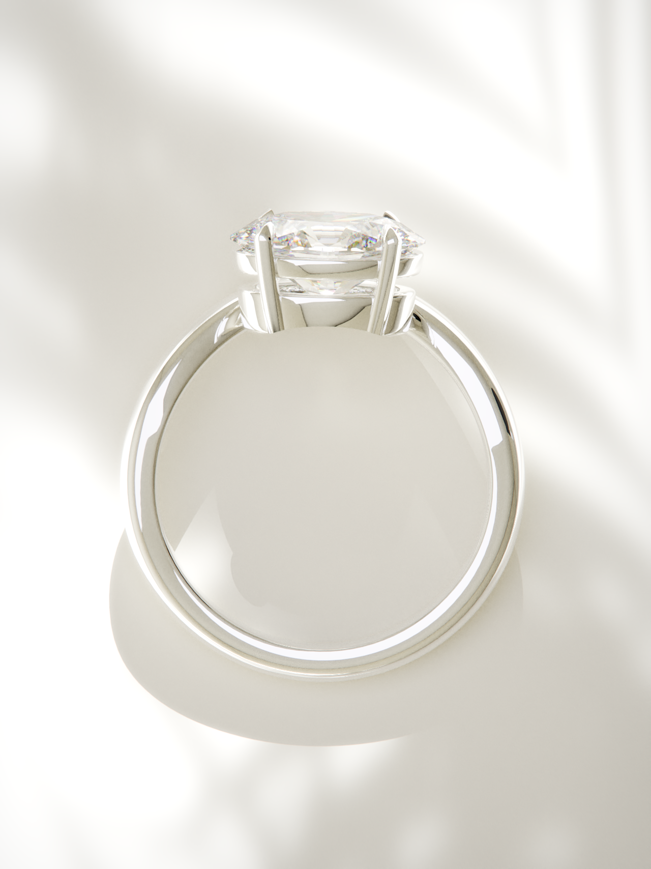The Arco | East West Oval Solitaire (Copy) (Copy)